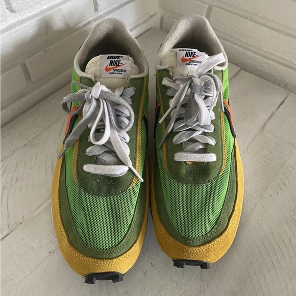 Size 11.5 Green Gusto Sacai Nike LDWaffle x Sacai Green Gusto 2019 BV0073-300 - Picture 3 of 3